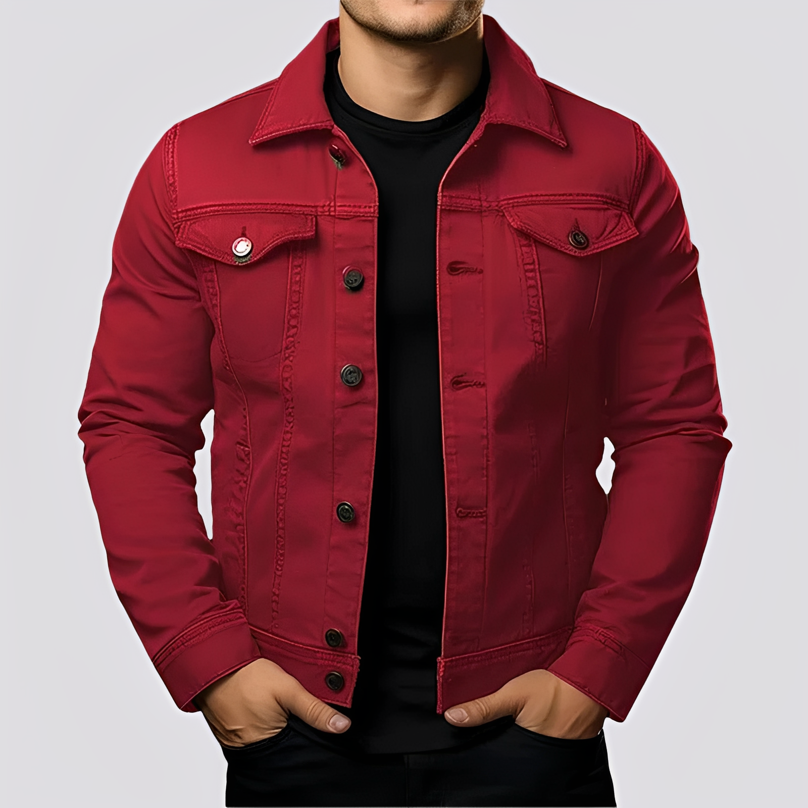 Maxwell - Traditionelle Herrenjacke aus festem Material