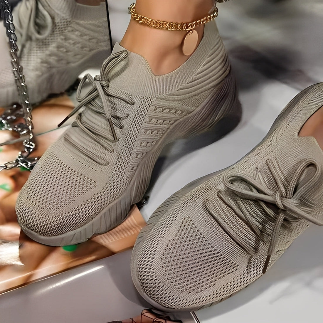 Axelle - Trendige und luftdurchlässige Sneaker