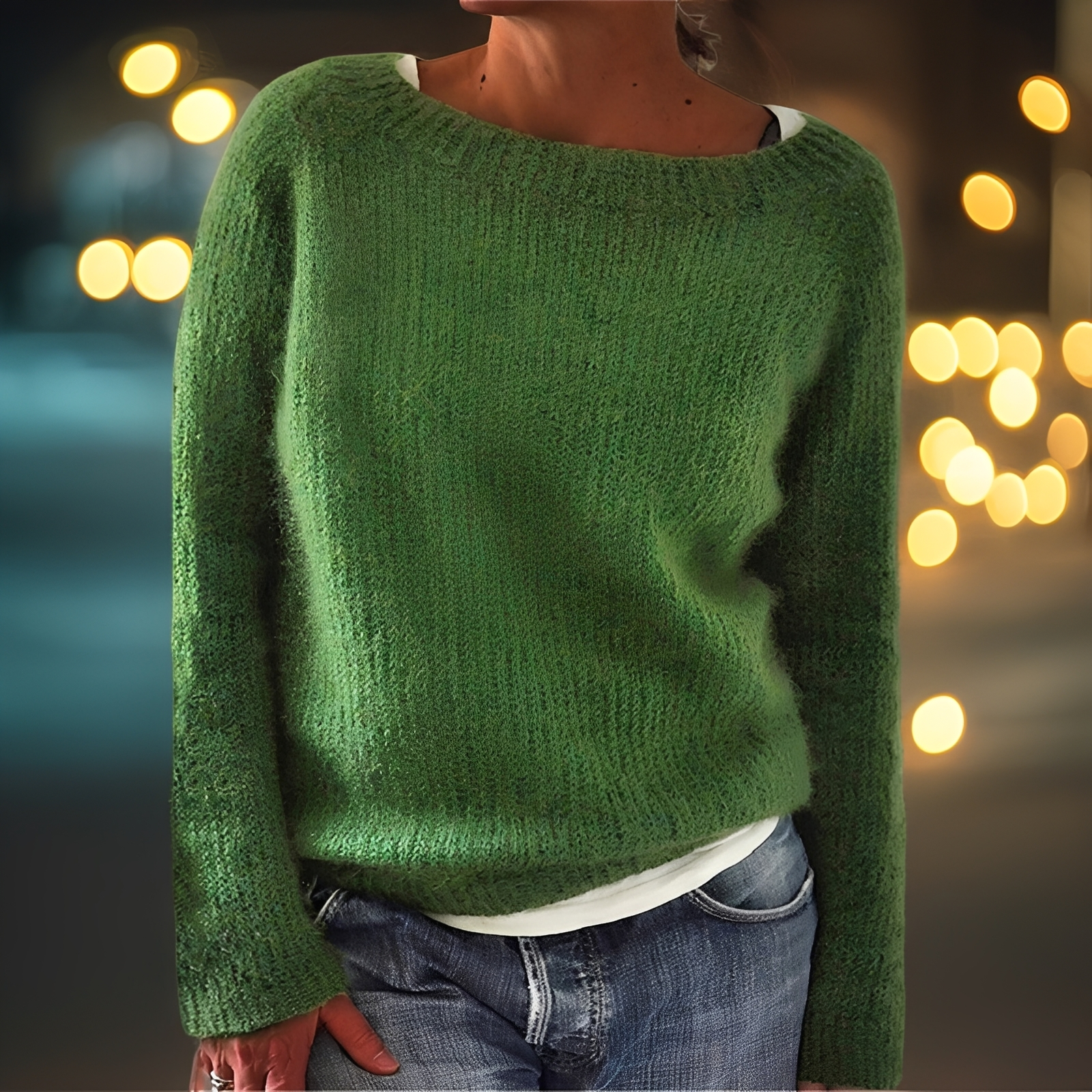 Abeeha - Damenpullover mit bequemer Passform