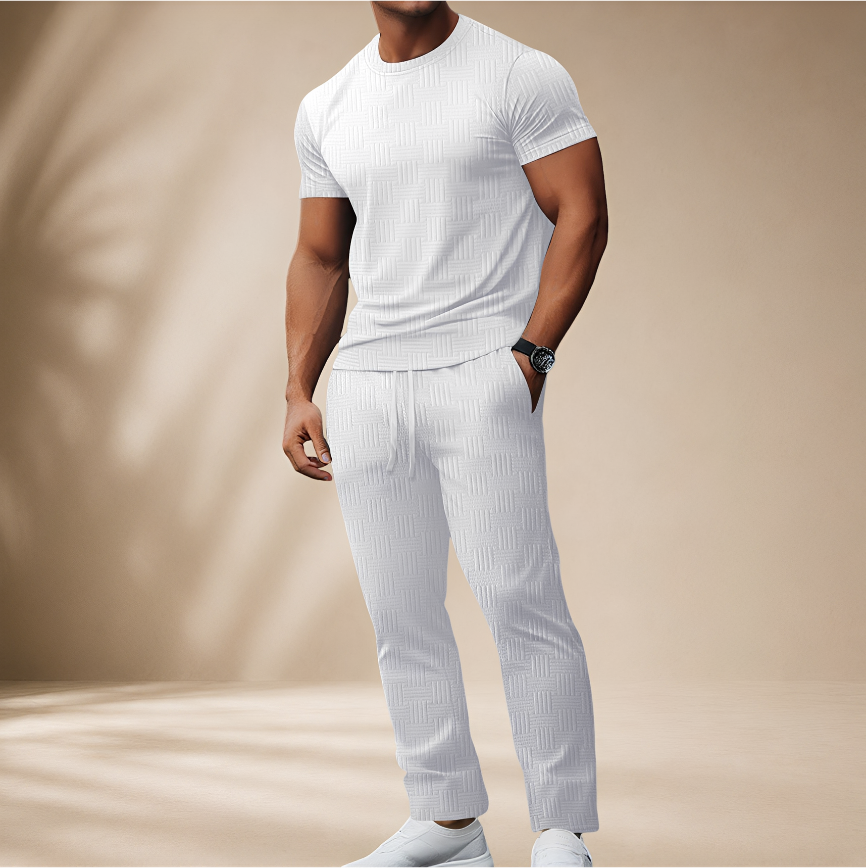 Thomas - Elegantes T-Shirt-Hosen-Set