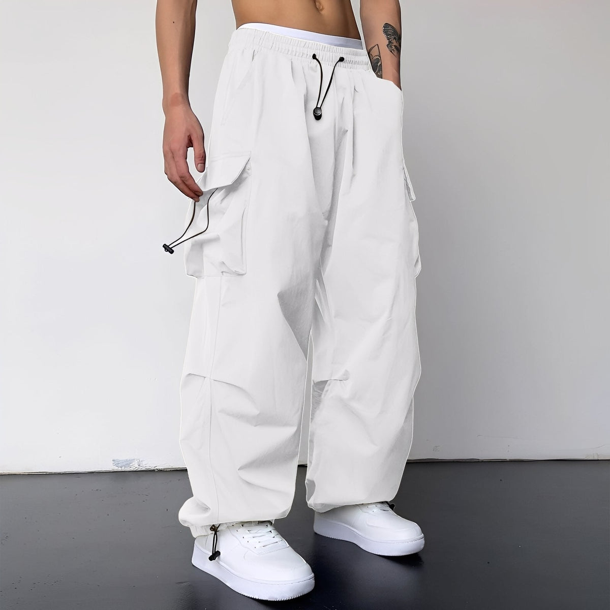 Kaleb - Stylische Cargo-Hose mit lockerem Schnitt