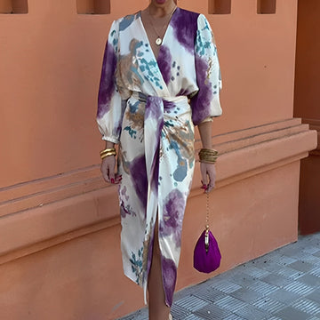 Sienna - Modisches Midikleid mit Schlitz für Damen