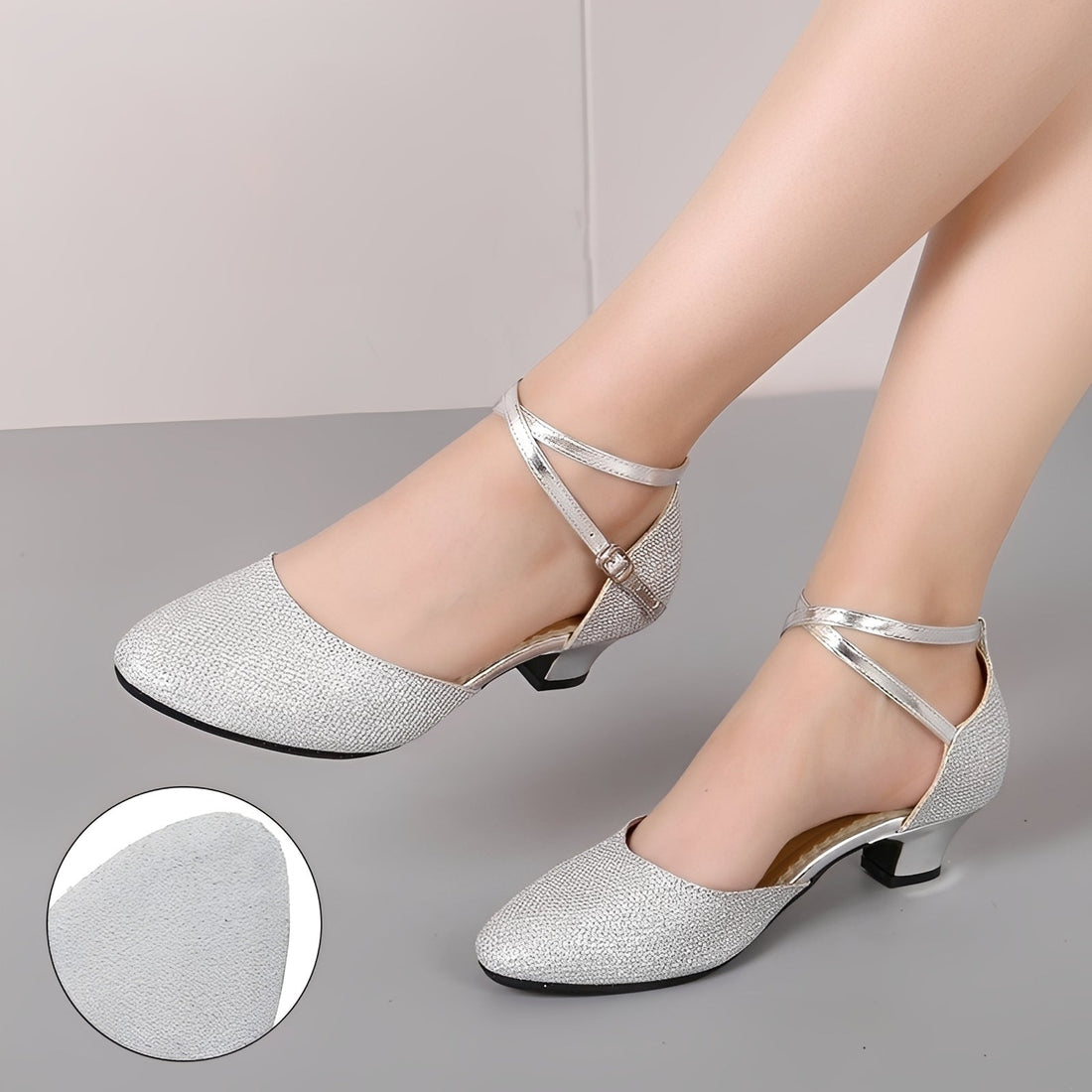 Carrie - Schicke Glitzersandalen für Damen