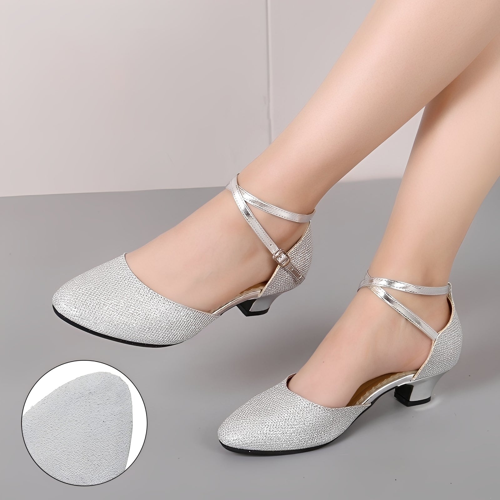 Carrie - Schicke Glitzersandalen für Damen
