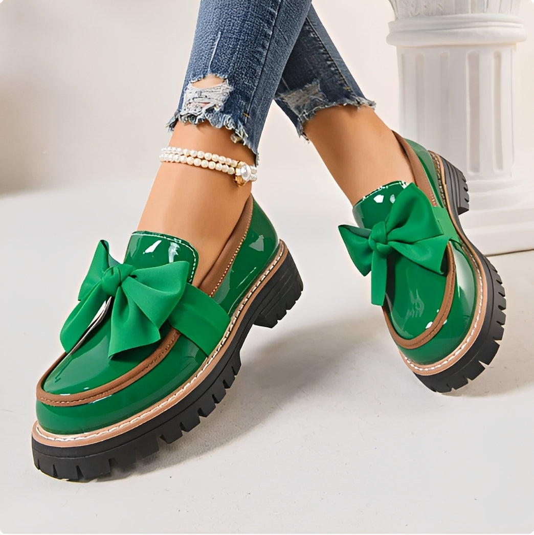 Miley - Trendige Loafer mit Schleifendetail