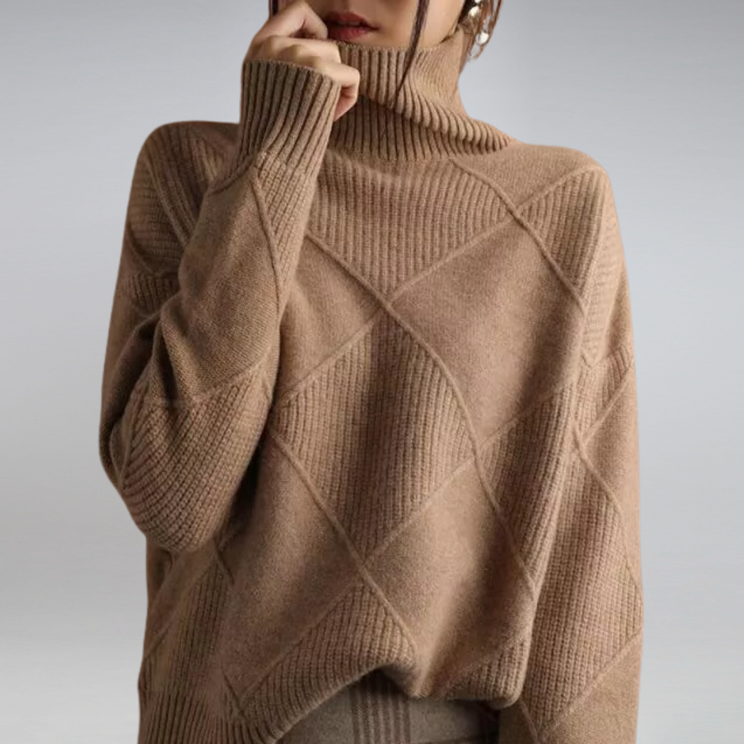 Camille - Eleganter Rollkragenpullover