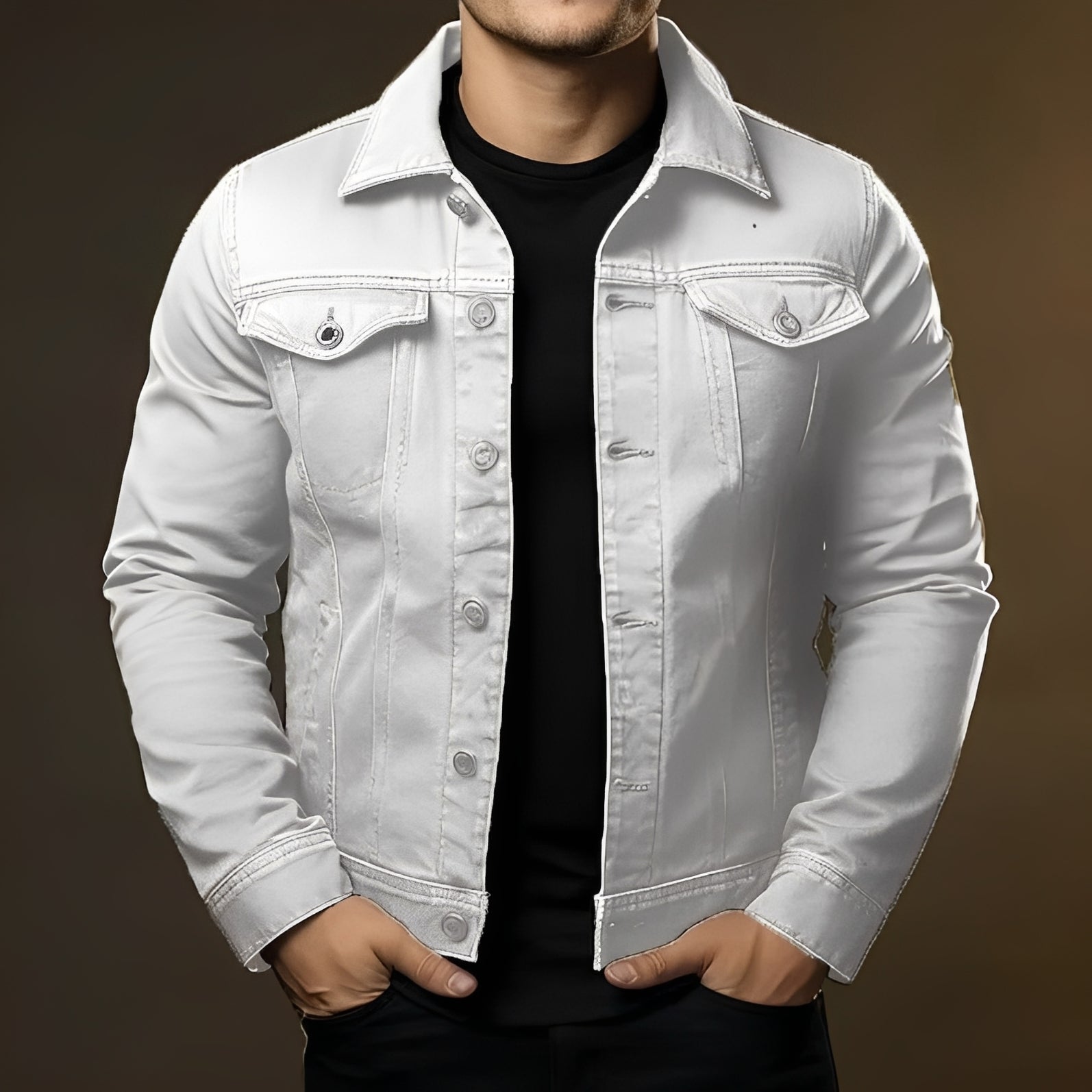 Leroy - Elegante Jeansjacke für Herren