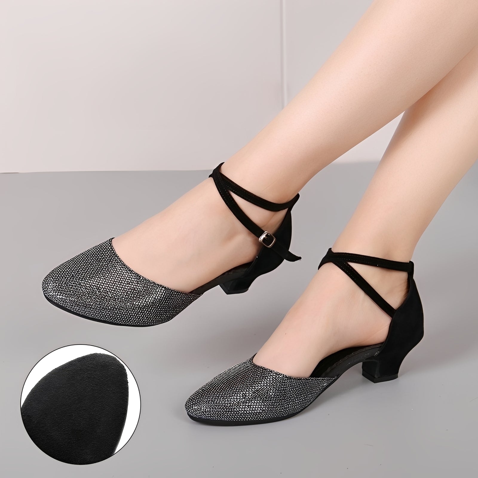 Carrie - Schicke Glitzersandalen für Damen