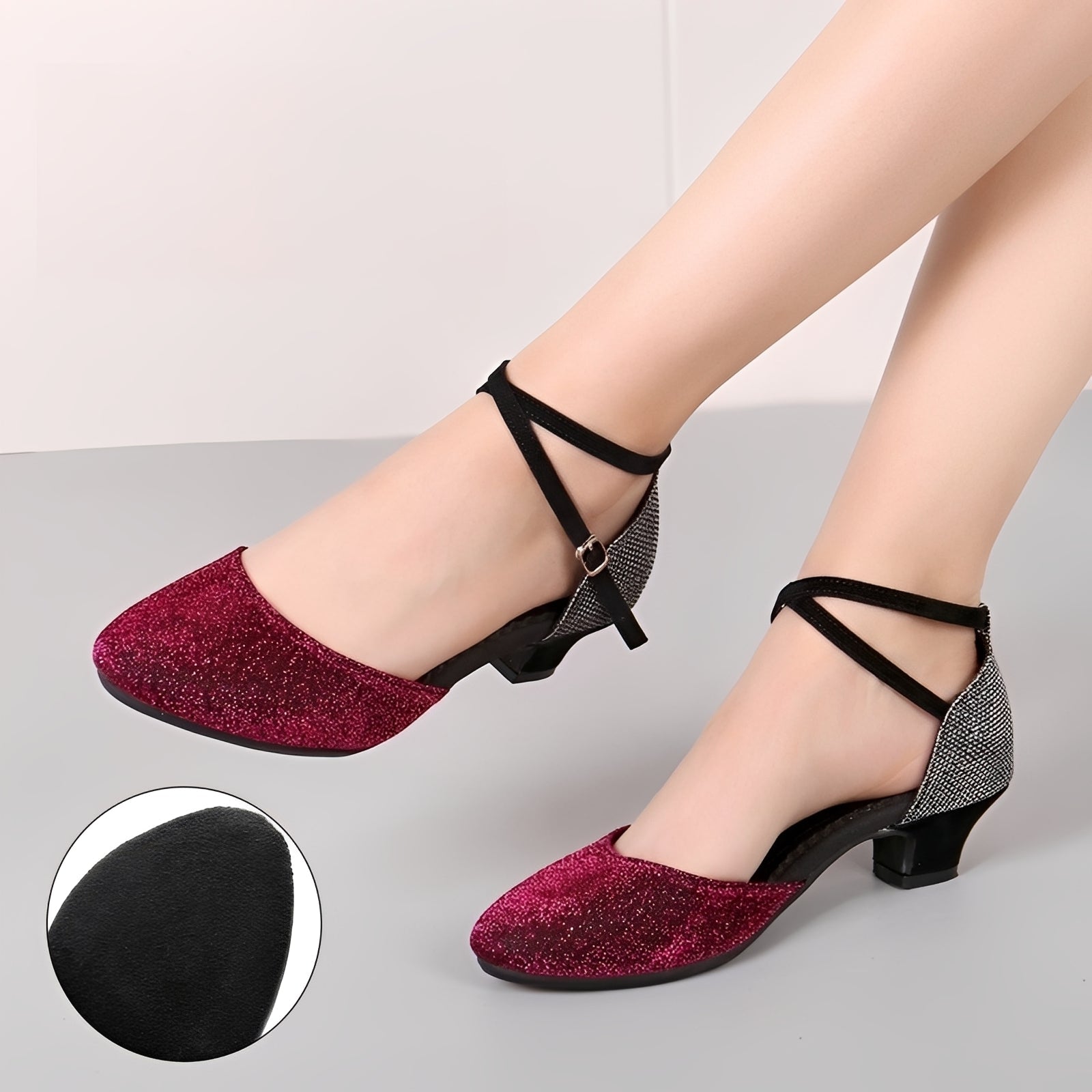 Carrie - Schicke Glitzersandalen für Damen