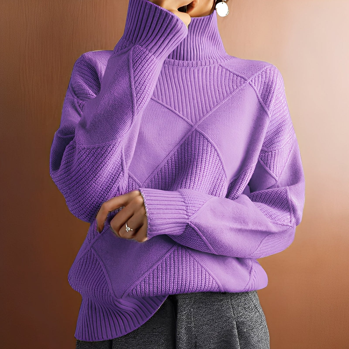 Morgan - Eleganter Rollkragenpullover