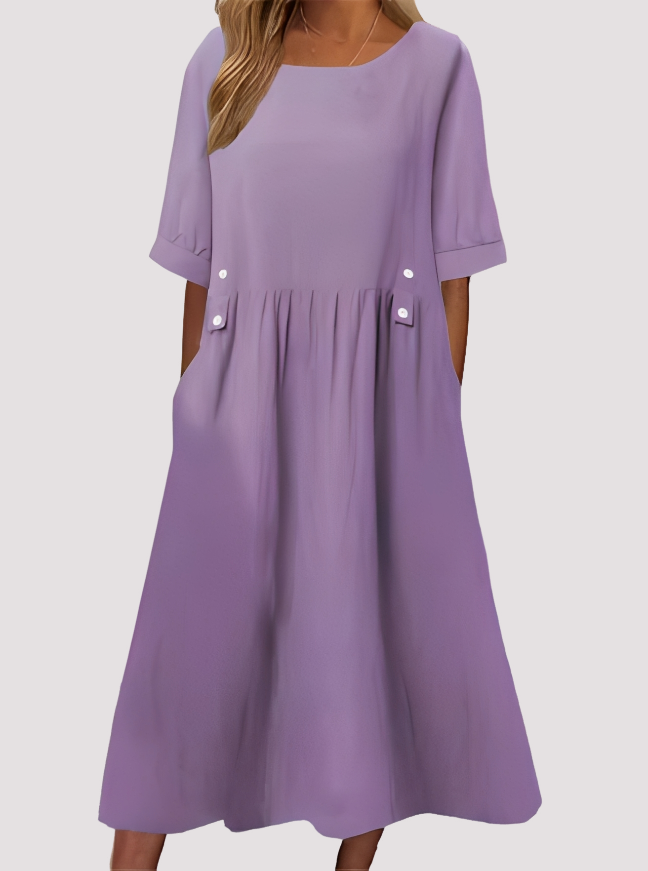 Julie - Damen Freizeitkleid mit Taschen