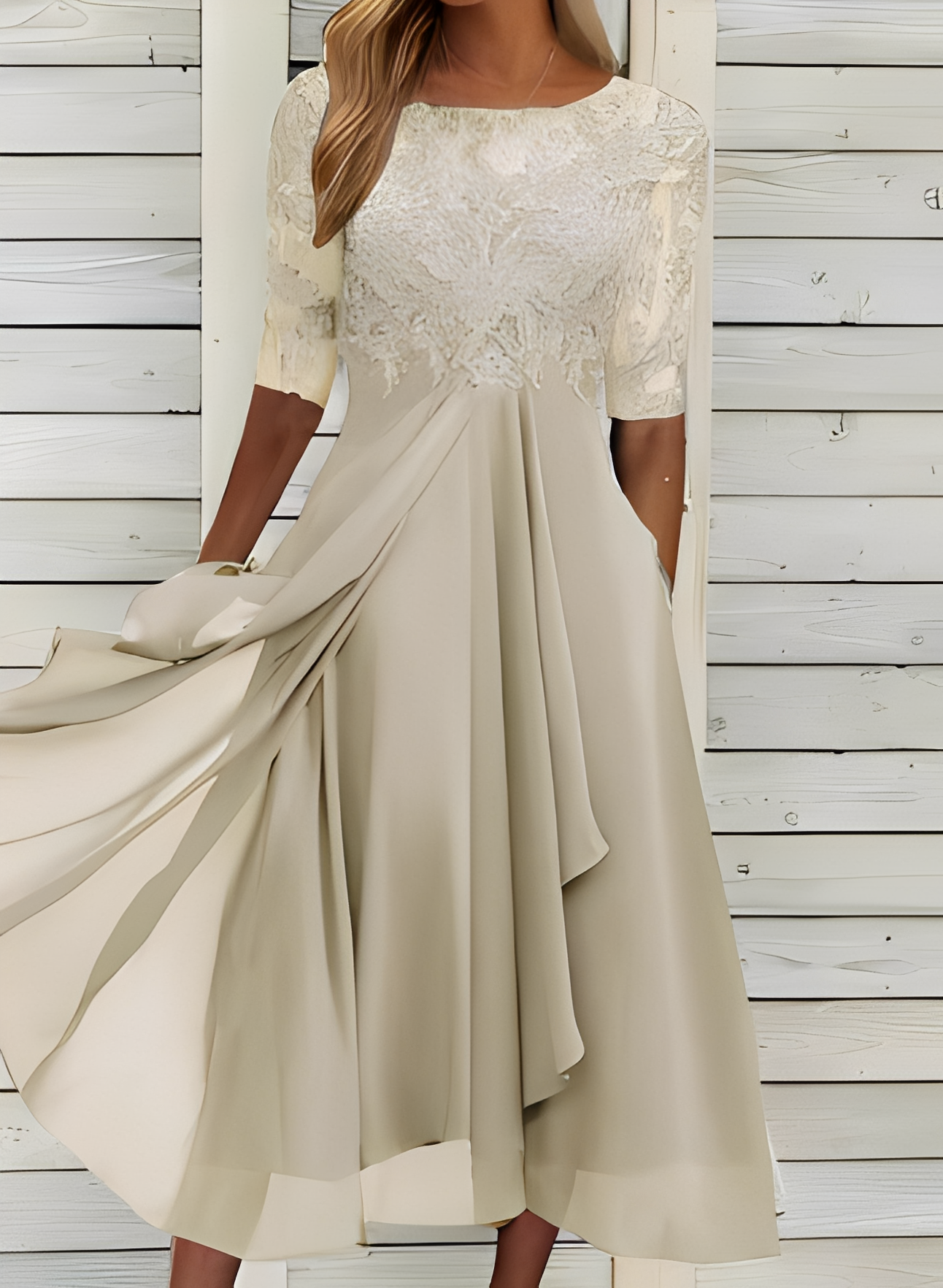 Lena – Midikleid für Damen – Komfortabel und modisch