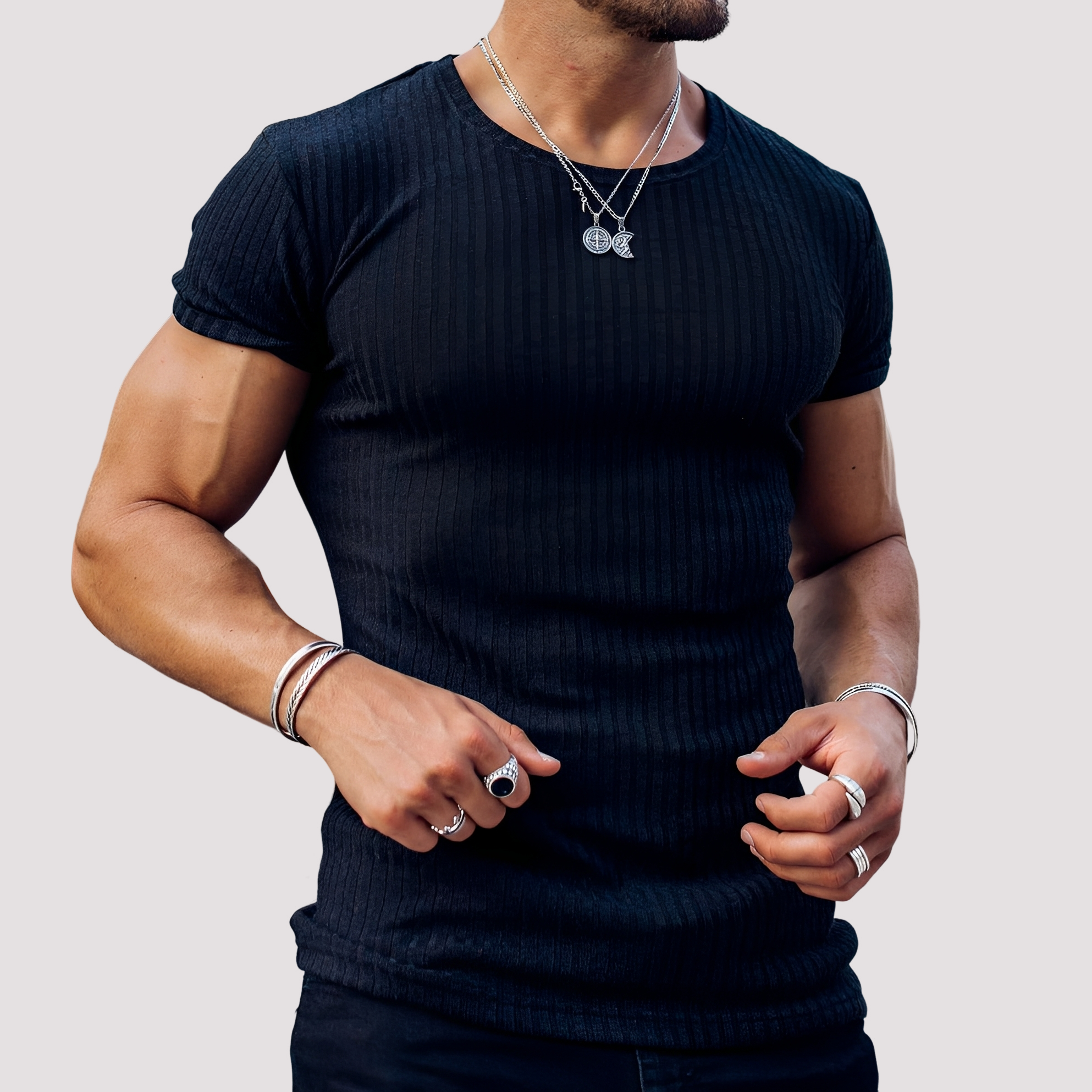 Jack - Stretch-T-Shirts im Slim-Fit
