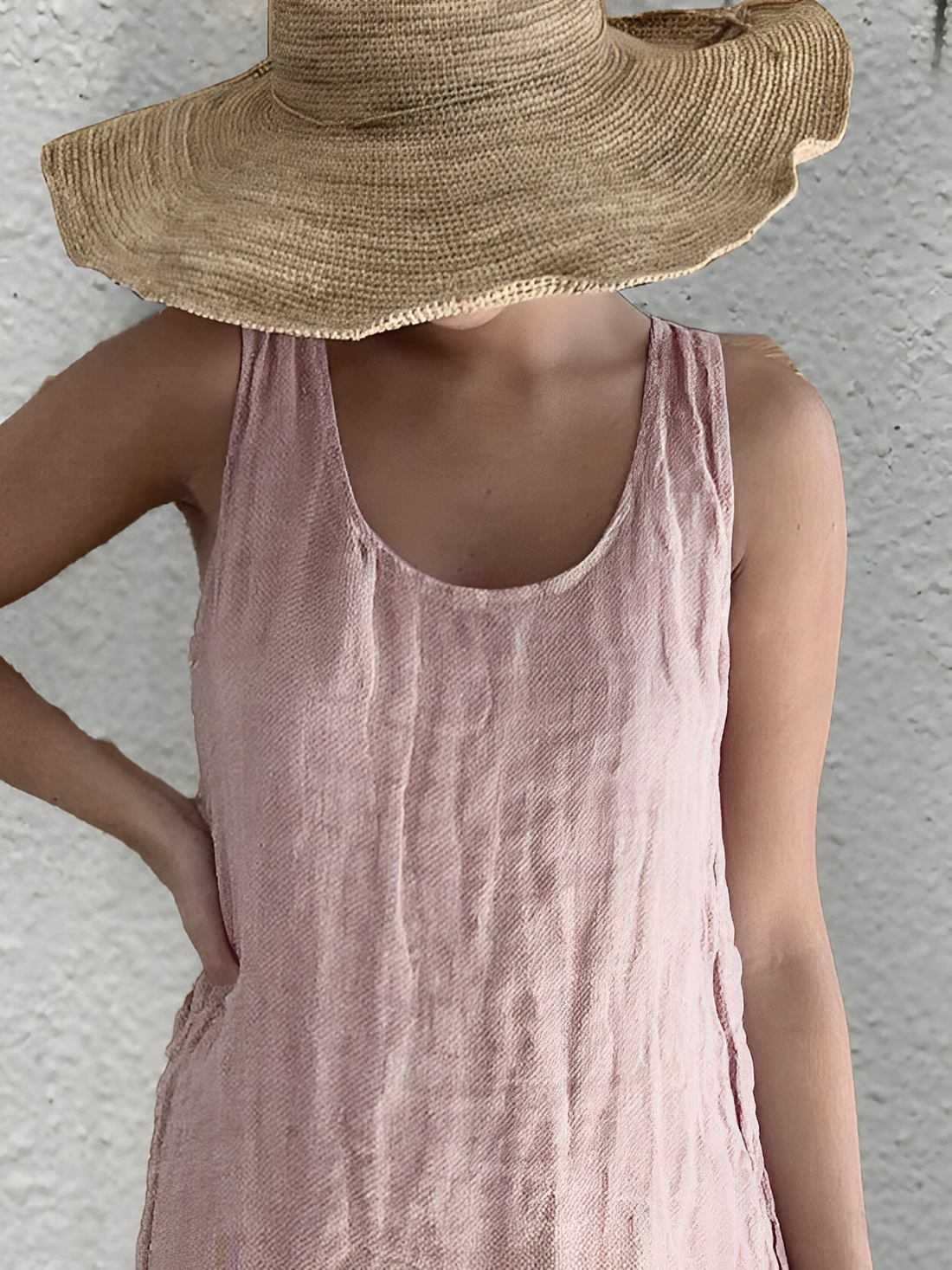 Leone - Luftiges Sommerkleid ohne Ärmel für Damen