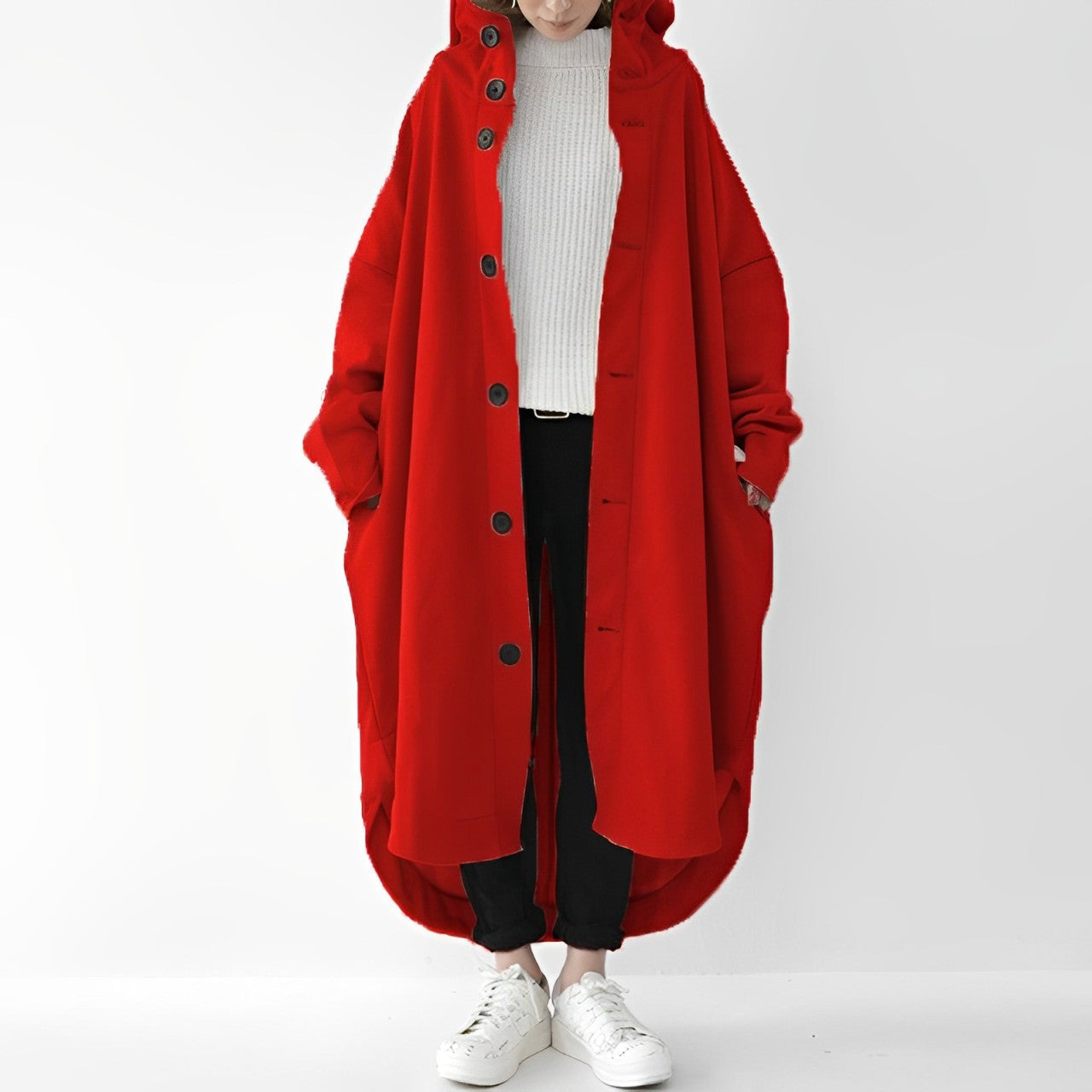 Cailyn - Bequemer langer Trenchcoat