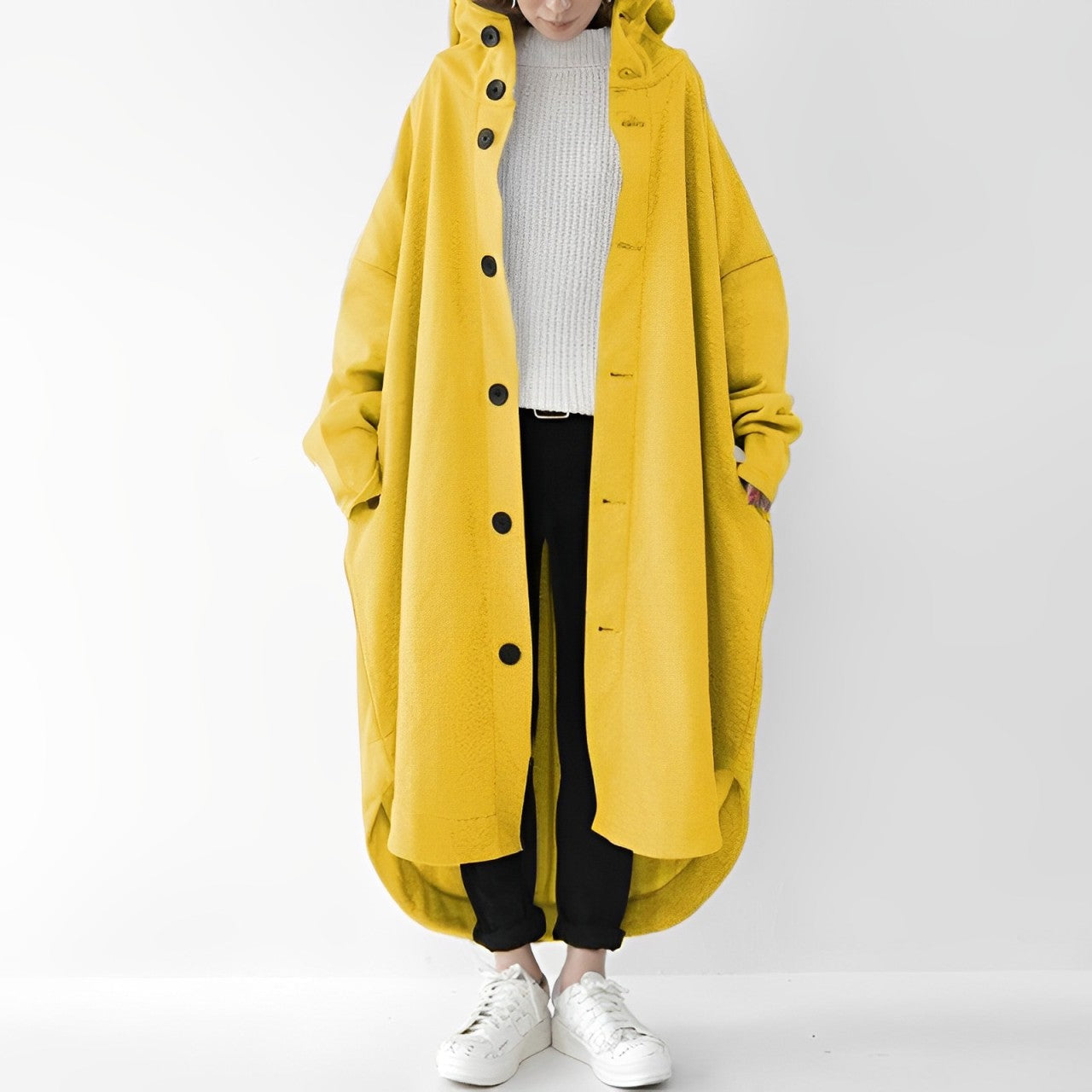 Cailyn - Bequemer langer Trenchcoat