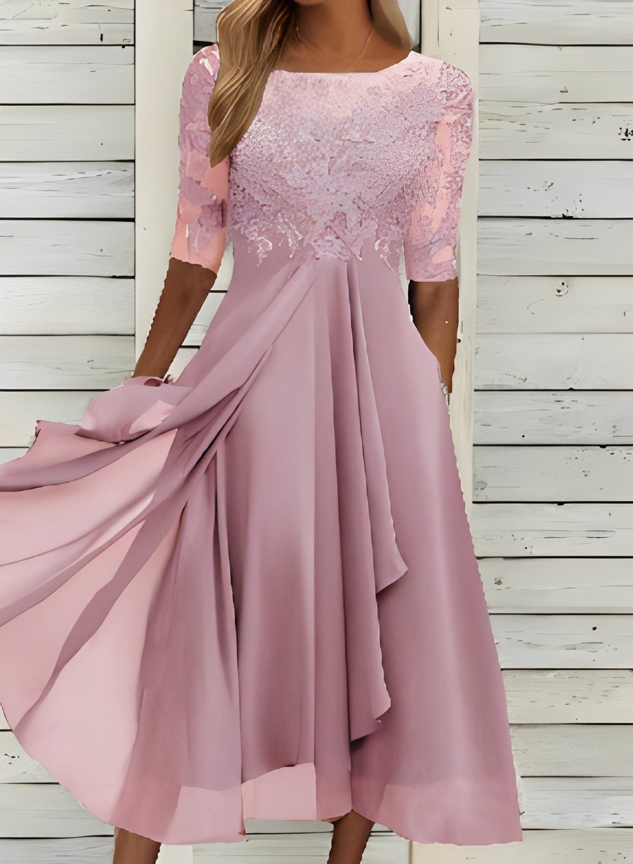 Lena – Midikleid für Damen – Komfortabel und modisch