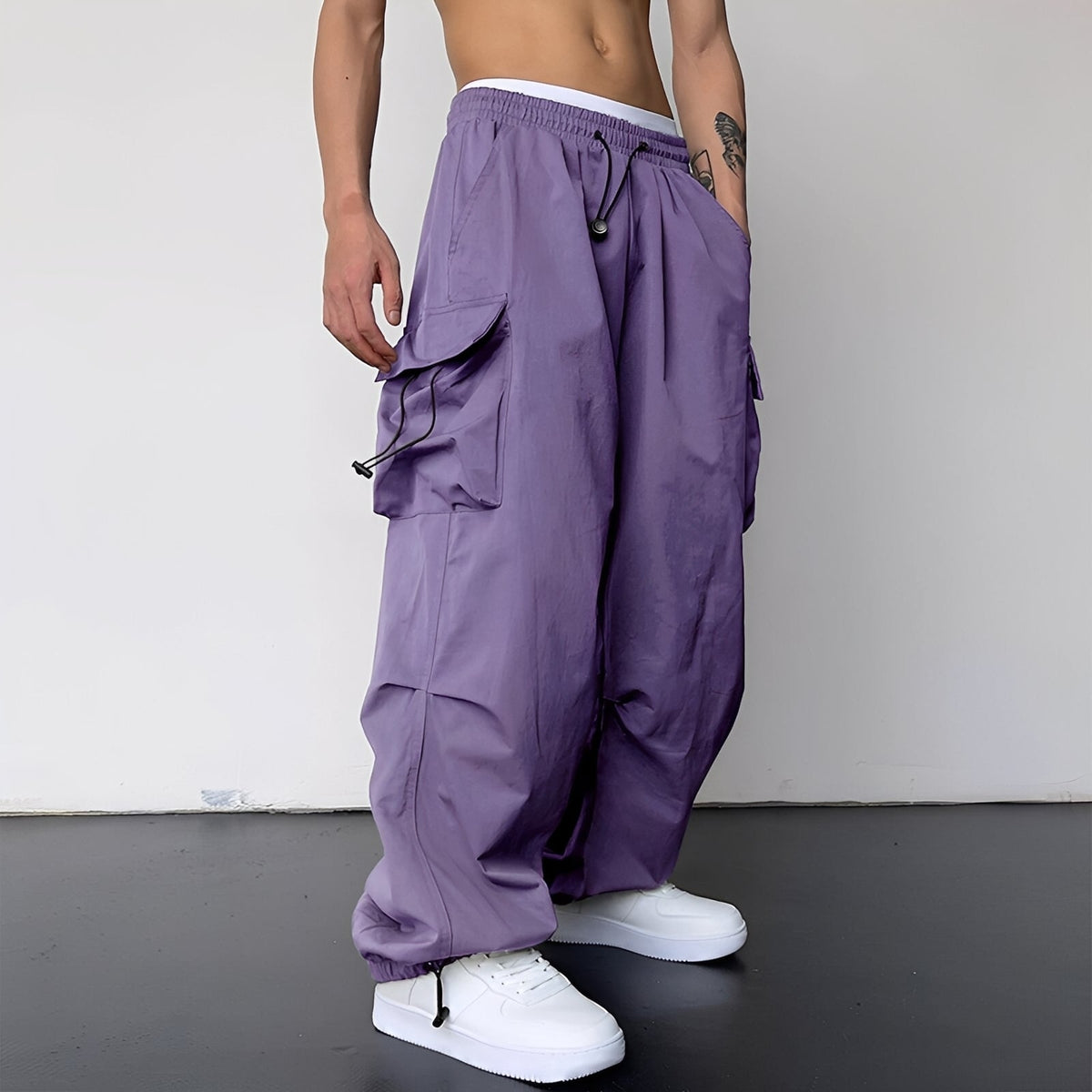 Kaleb - Stylische Cargo-Hose mit lockerem Schnitt
