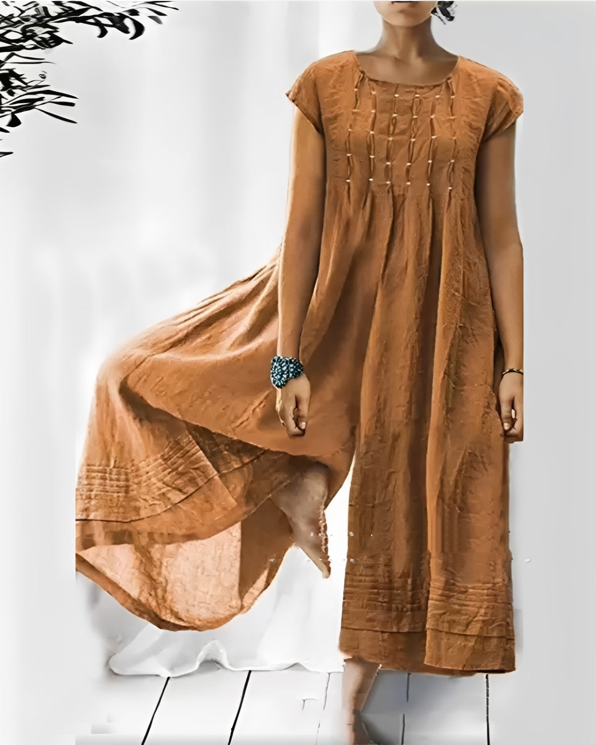 Claudia - Stilvoller Jumpsuit mit kurzen Ärmeln für Damen