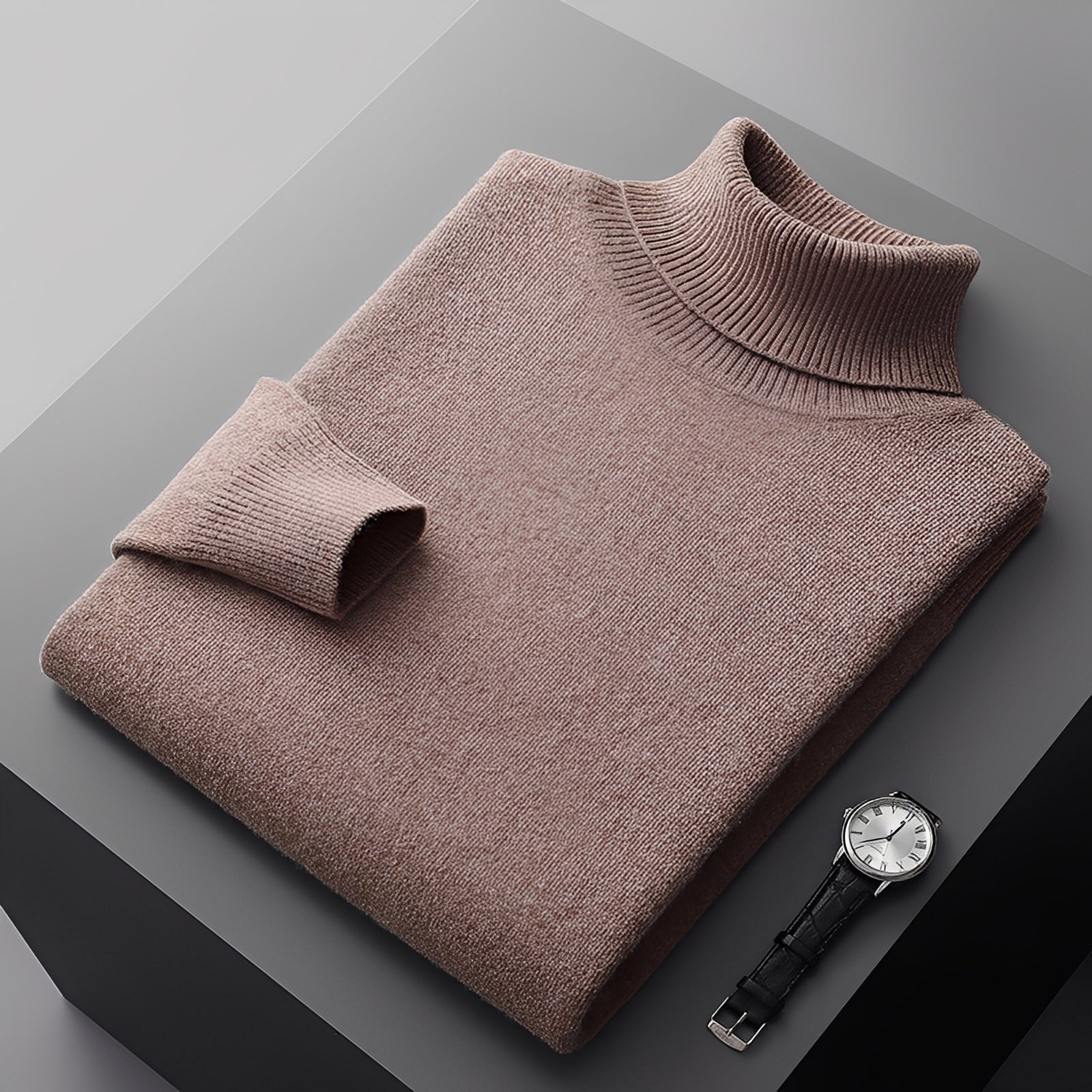 Osborn - Schlichter Herren-Rollkragenpullover