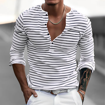 Thomson - Elegantes Gestreiftes Langarmshirt