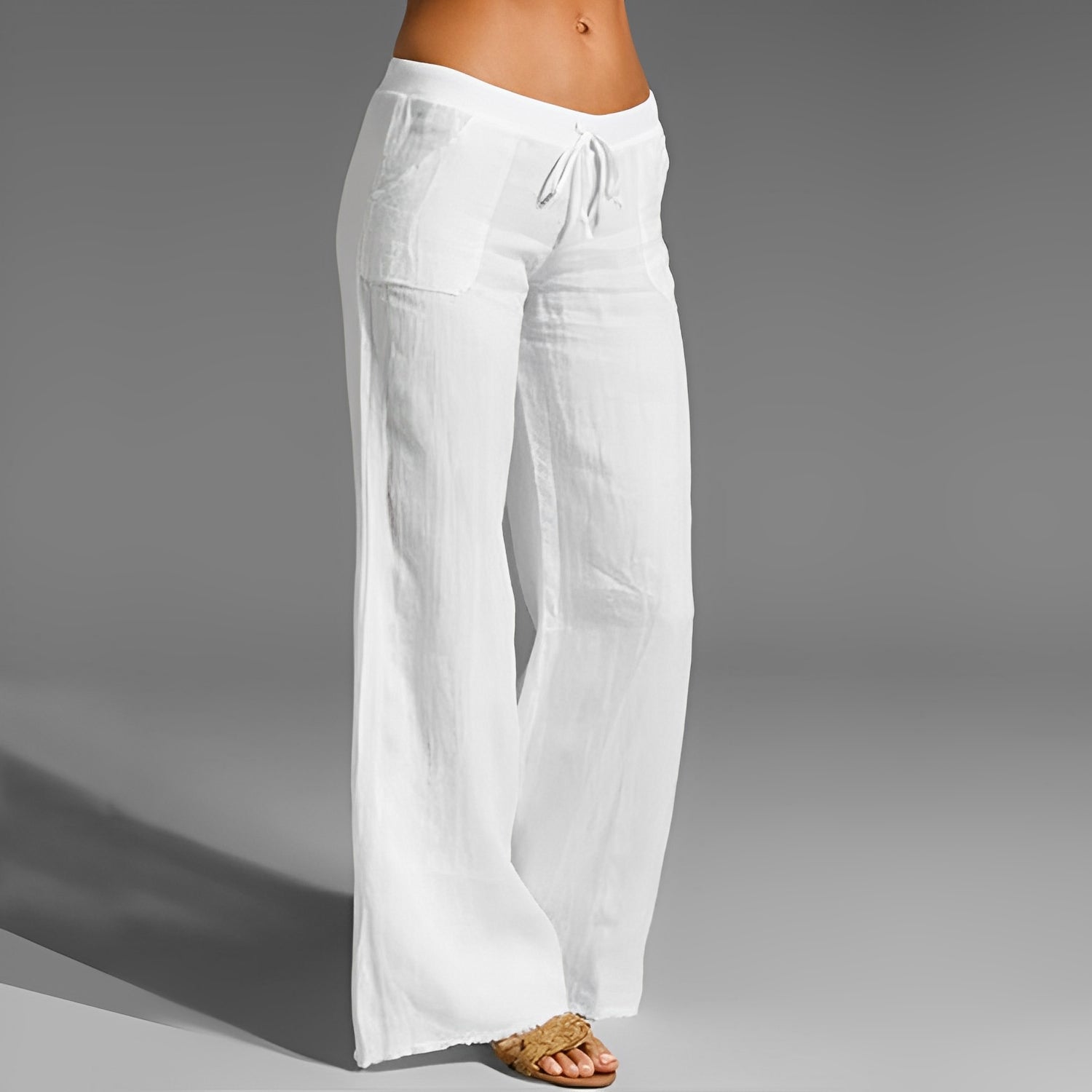Celestine - Elastische Leinenhose für Damen