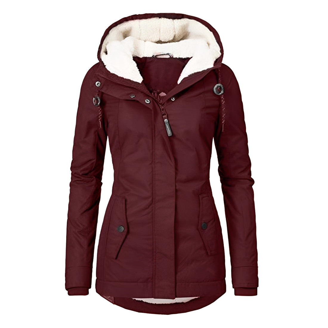 Earleen - Bequeme und kuschelige Jacke mit Kapuze
