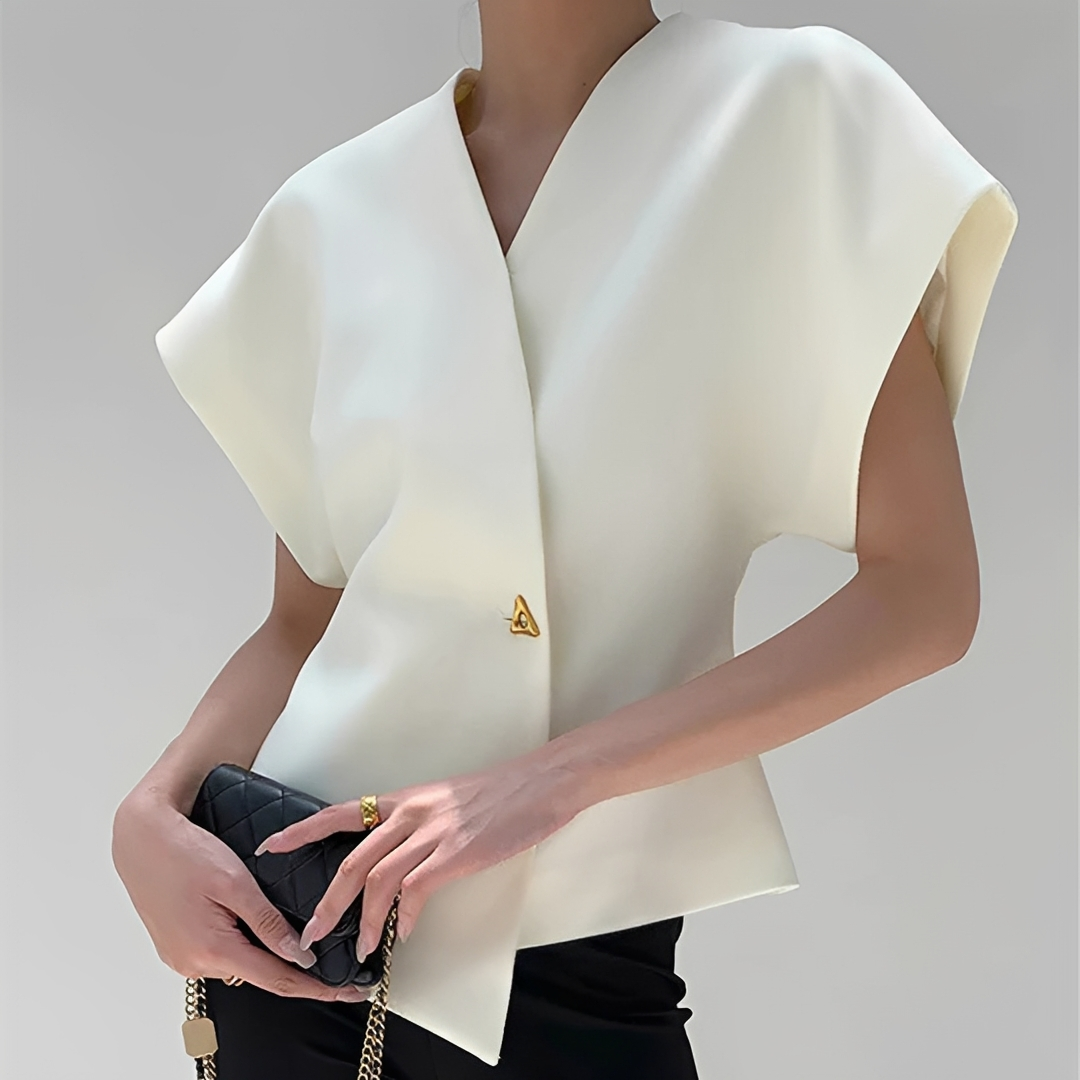 Ariella - Modische V-Ausschnitt-Bluse