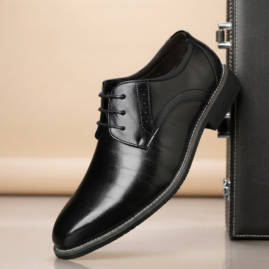 Tristan - Bequeme, formelle Schnürschuhe