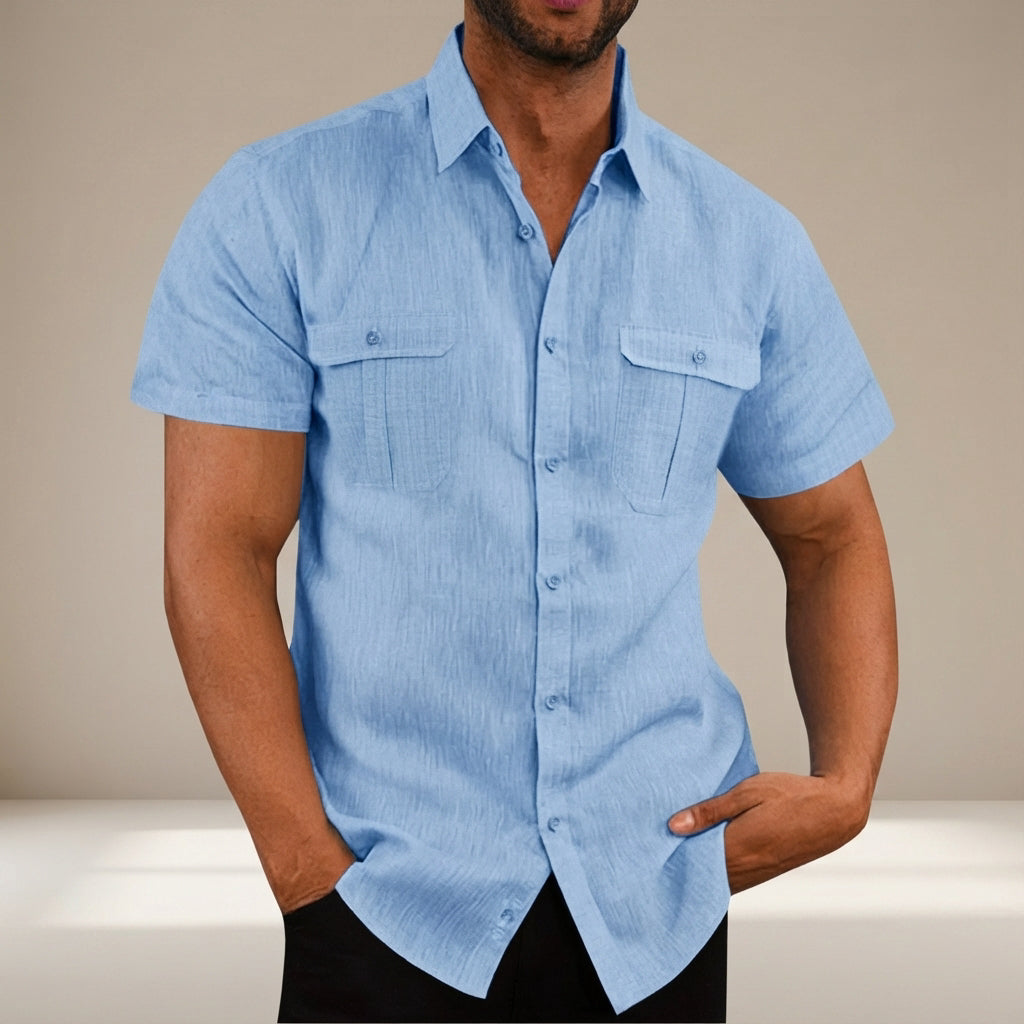 Lewys - Bequemes Poloshirt mit Knopfleiste