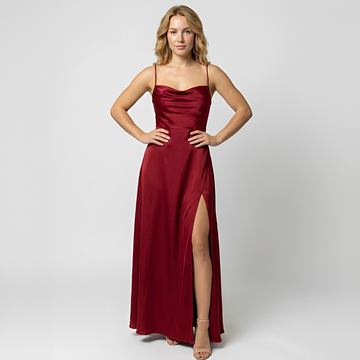 Glenda - Stilvolles, fließendes Damenkleid
