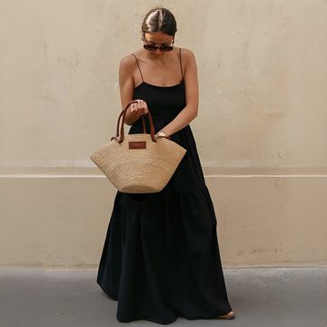 Melou - Stilvolles und elegantes langes Kleid