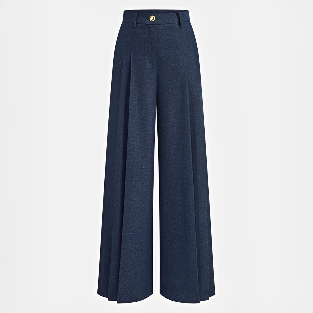Odessa - Weite Plisseehose mit Lockerem Bein