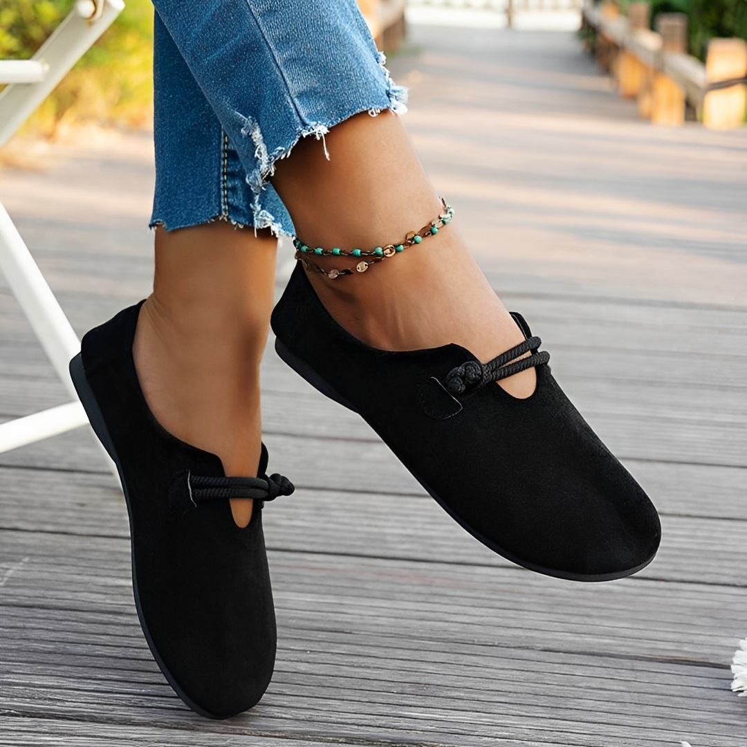 Marjorie - Bequeme Schuhe mit runder Zehenpartie