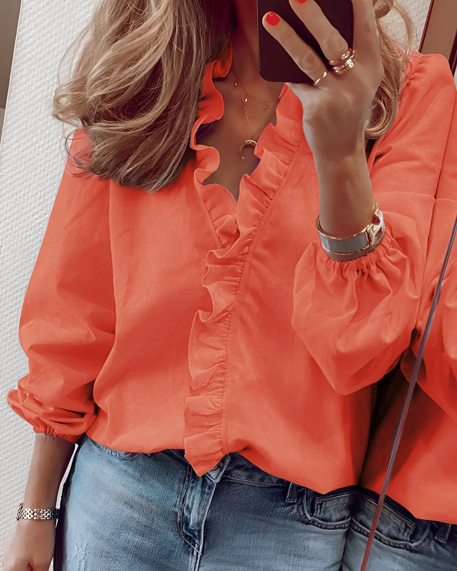 Sabrina - Elegante und angesagte Bluse