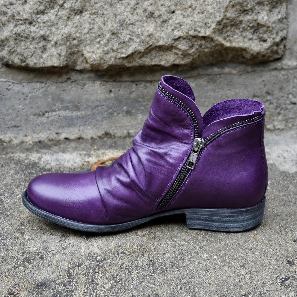 Julie - Modische Stiefeletten mit Zipper