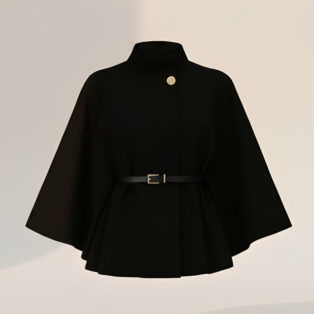 Lindsey - Elegante Jacke mit Gürtel und weiten Ärmeln