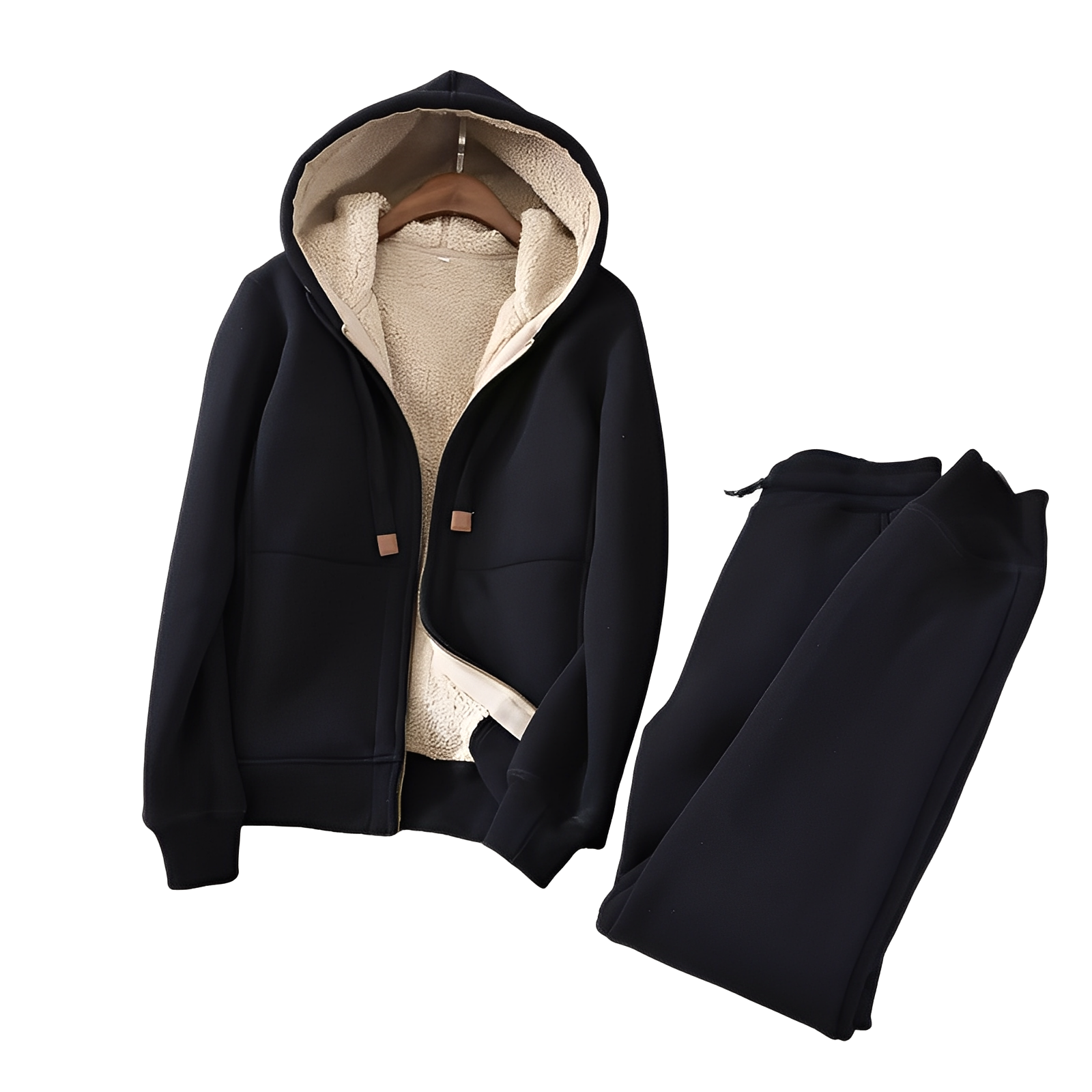 Monica - Bequemes Set mit Kapuzenpullover und Jogginghose für Damen