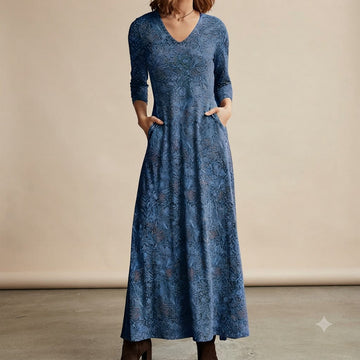 Adeline - Vintage-Kleid mit langen Ärmeln