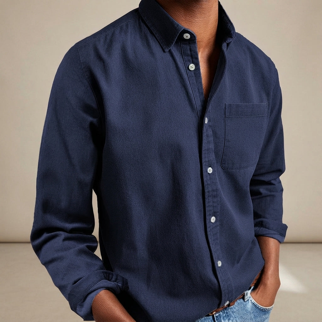 Wynford - Leichte Bluse mit Knopfleiste
