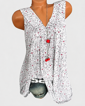 Naleisa - Elegante ärmellose Tops