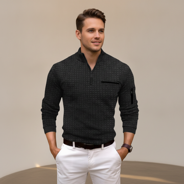 Andrey - Stilvolles Half-Zip-Shirt