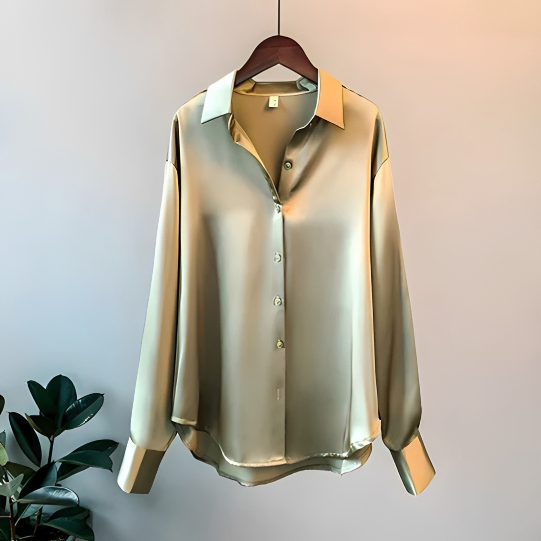 Zaniyah - Schimmerndes Langarmshirt