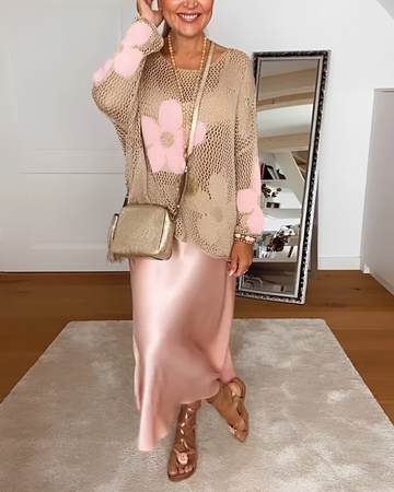 Alwena - Leichte Bluse mit Blumenmuster
