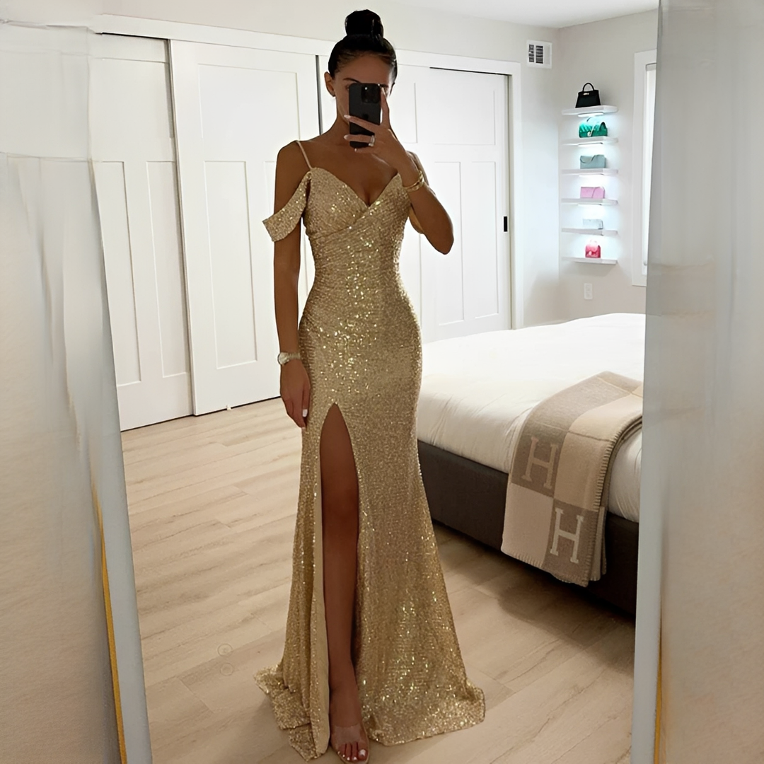 Ashriel - Schickes Kleid mit Schlitz