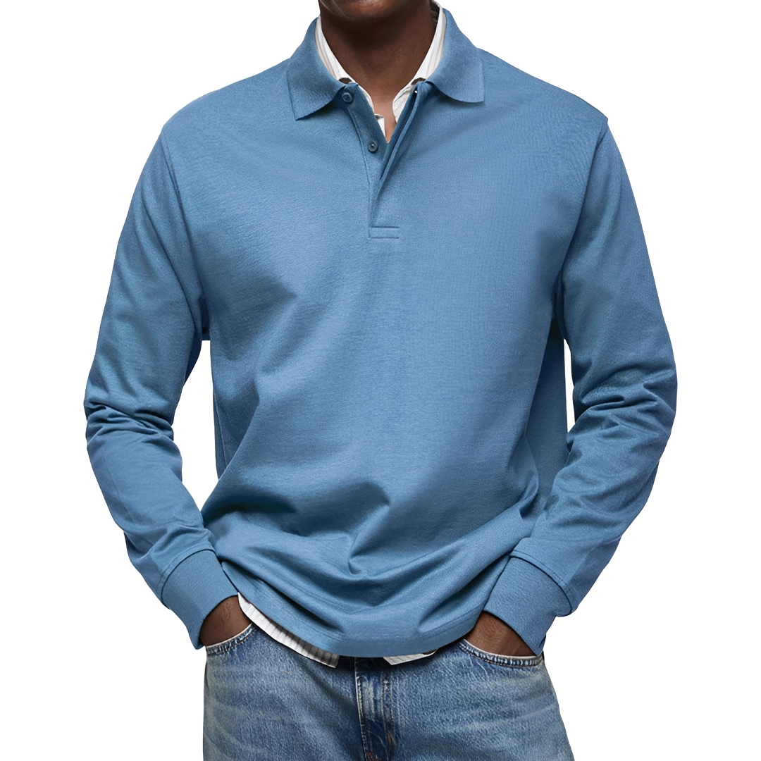 Argus - Langarm-Polo für Herren