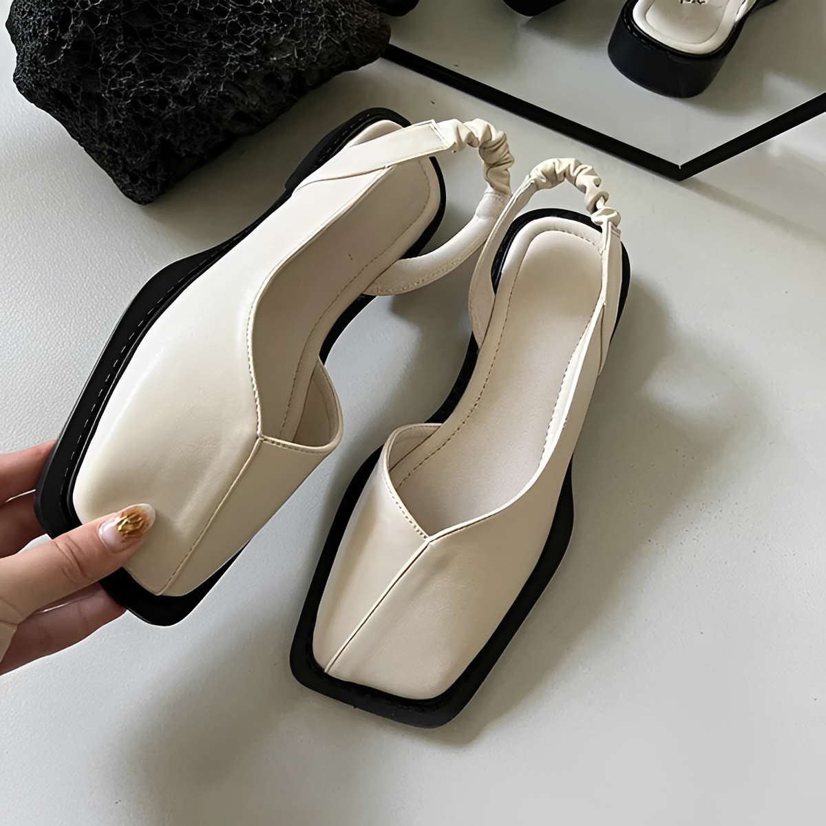 Eileen - Moderne Schuhe mit eckiger Spitze
