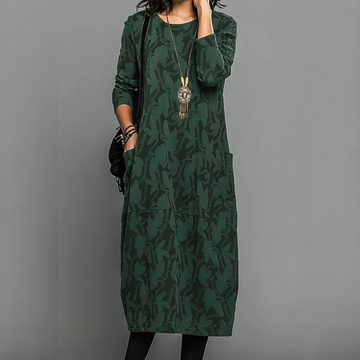 Alisha - Elegantes Langarmkleid