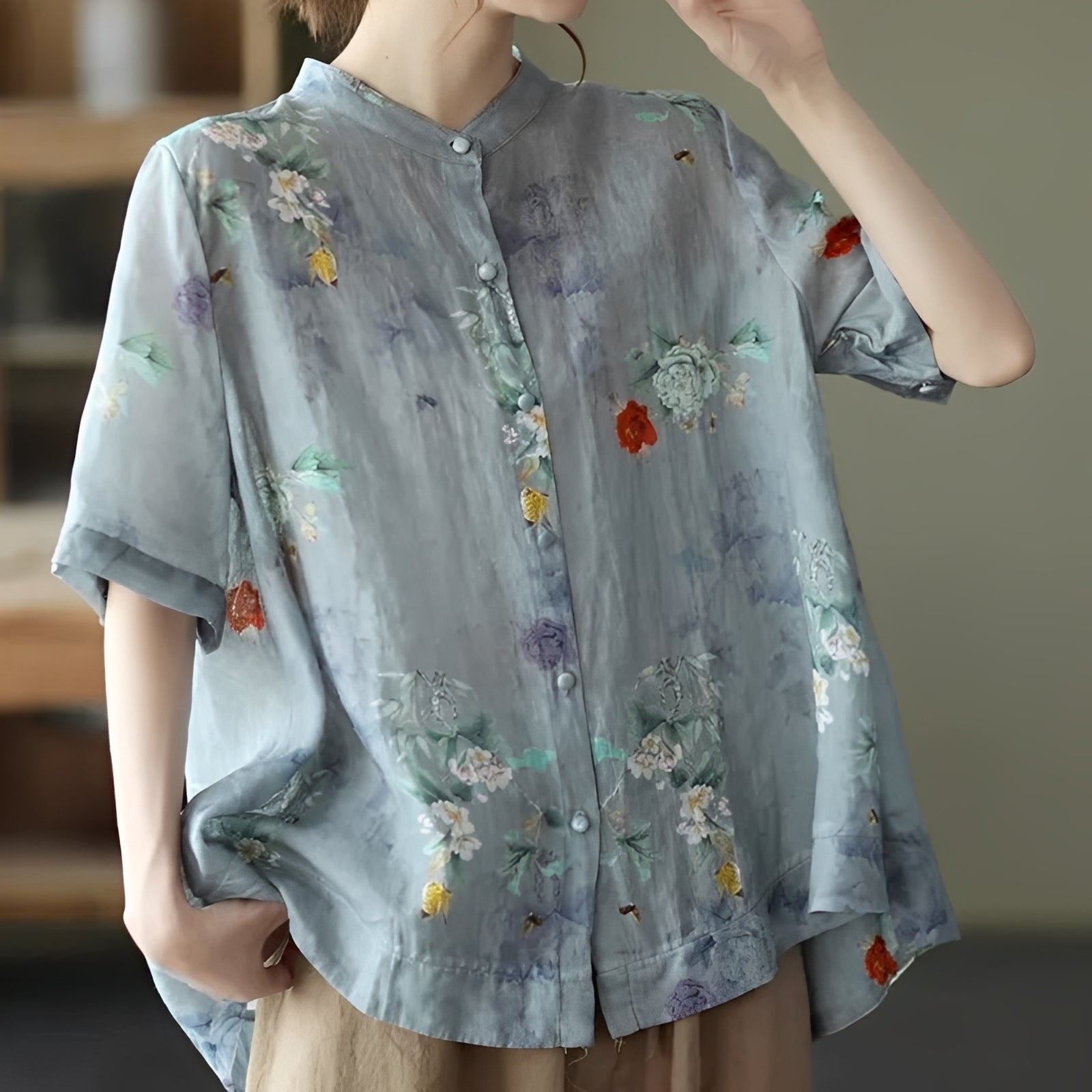 Alana - Elegante Bluse mit Halbarmlänge für Damen