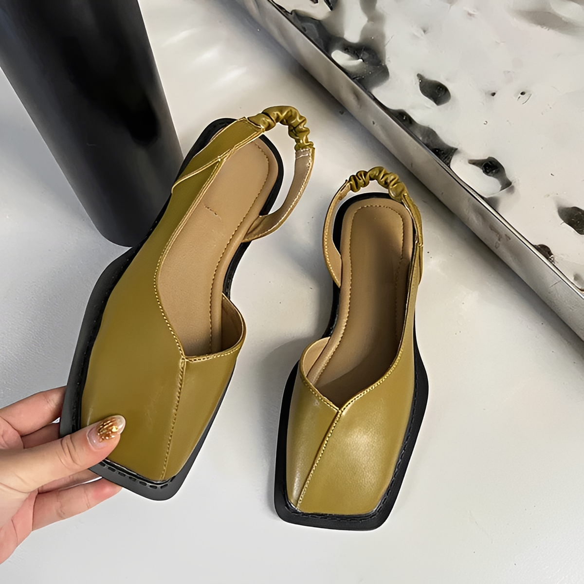 Eileen - Moderne Schuhe mit eckiger Spitze